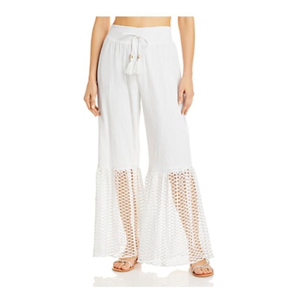 Surf Gypsy Crochet Pants Swim Cover Up Size S
